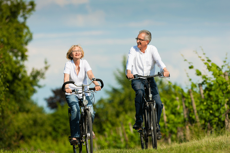 Biking Couple